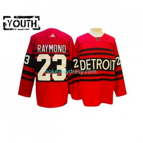 Dětské Hokejový Dres Detroit Red Wings Lucas Raymond 23 Adidas 2022-2023 Reverse Retro Červené Authentic